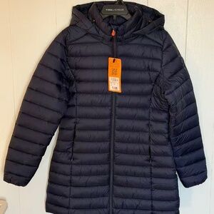 SAVE THE DUCK  Carol Water Repellent Long Puffer Coat Womens Size 3/M-L